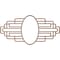 Ekena Millwork Wood Fretwork Pierced Medallion, 26"W x 13"H x 7 1/8"IW x 12 3/8"IH x 3/8"T, Wood (Paint Grade) CMWP26X13X0375EBMF - alternate 3